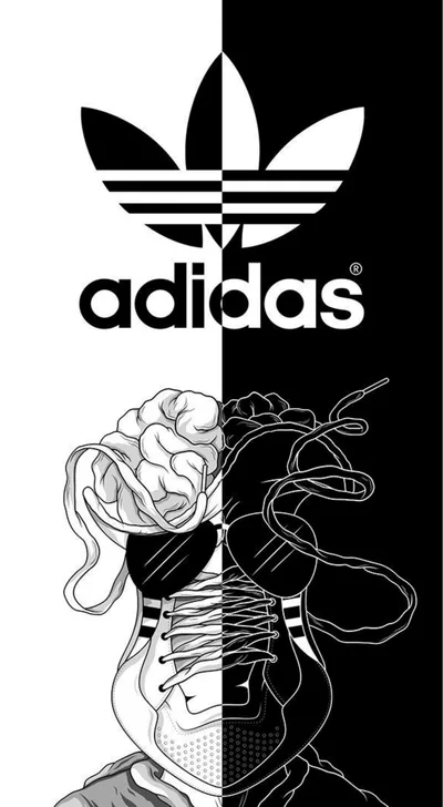 Adidas Trefoil Split Monochrome Sneaker