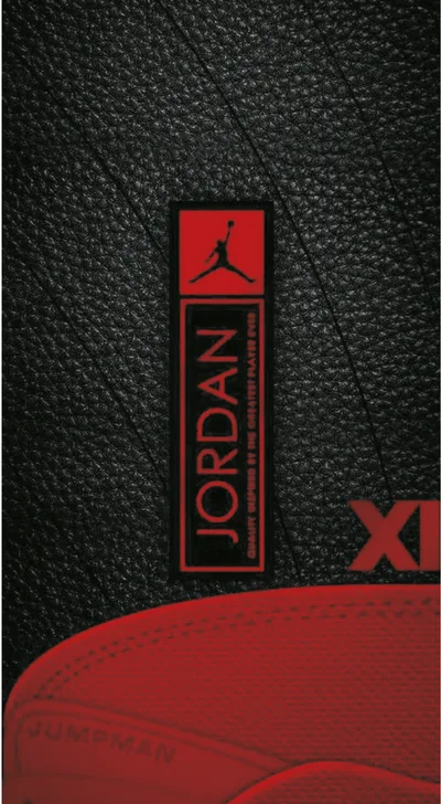 Air Jordan XI Bred Leather Sneaker Wrap