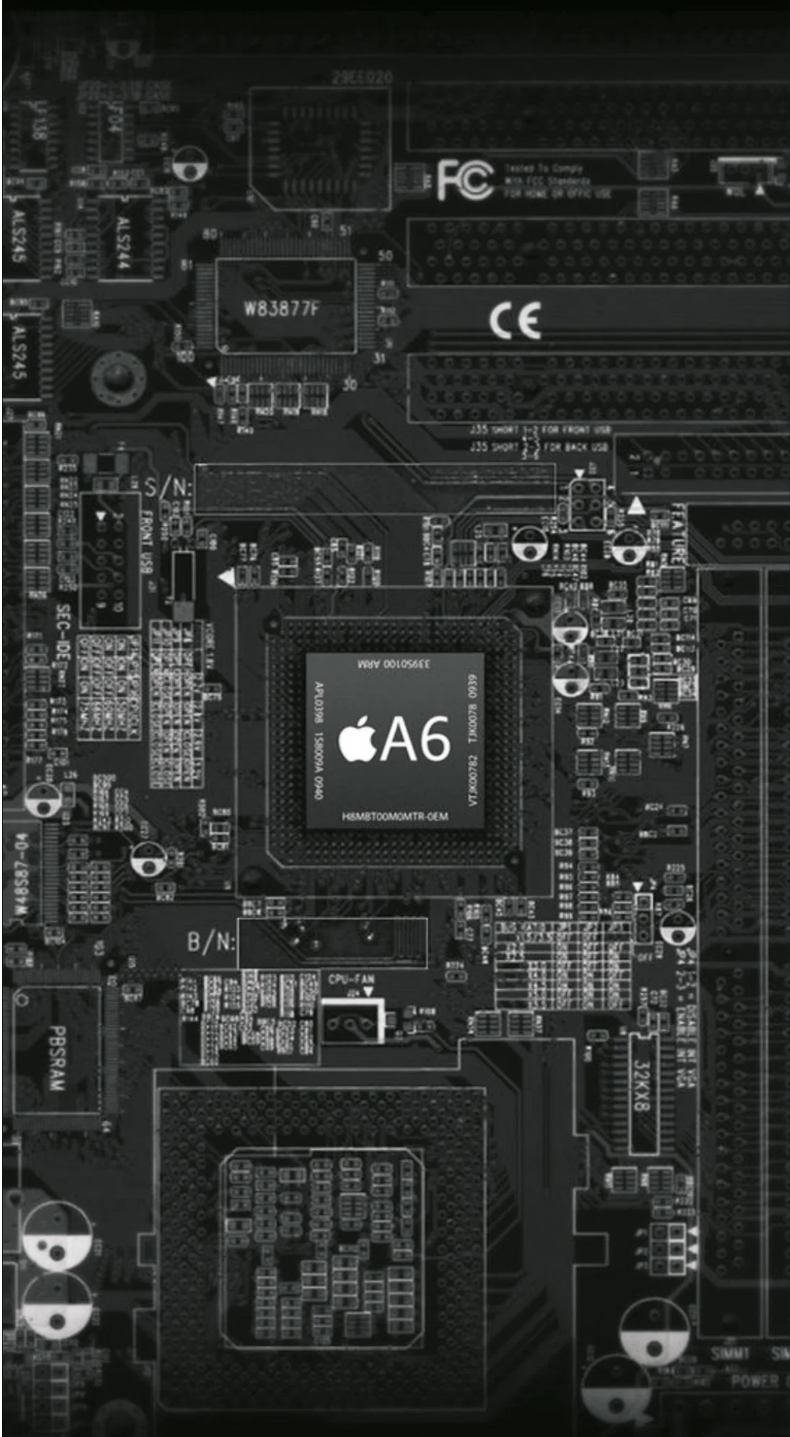 Apple A6 Bionic Circuit Board Teardown