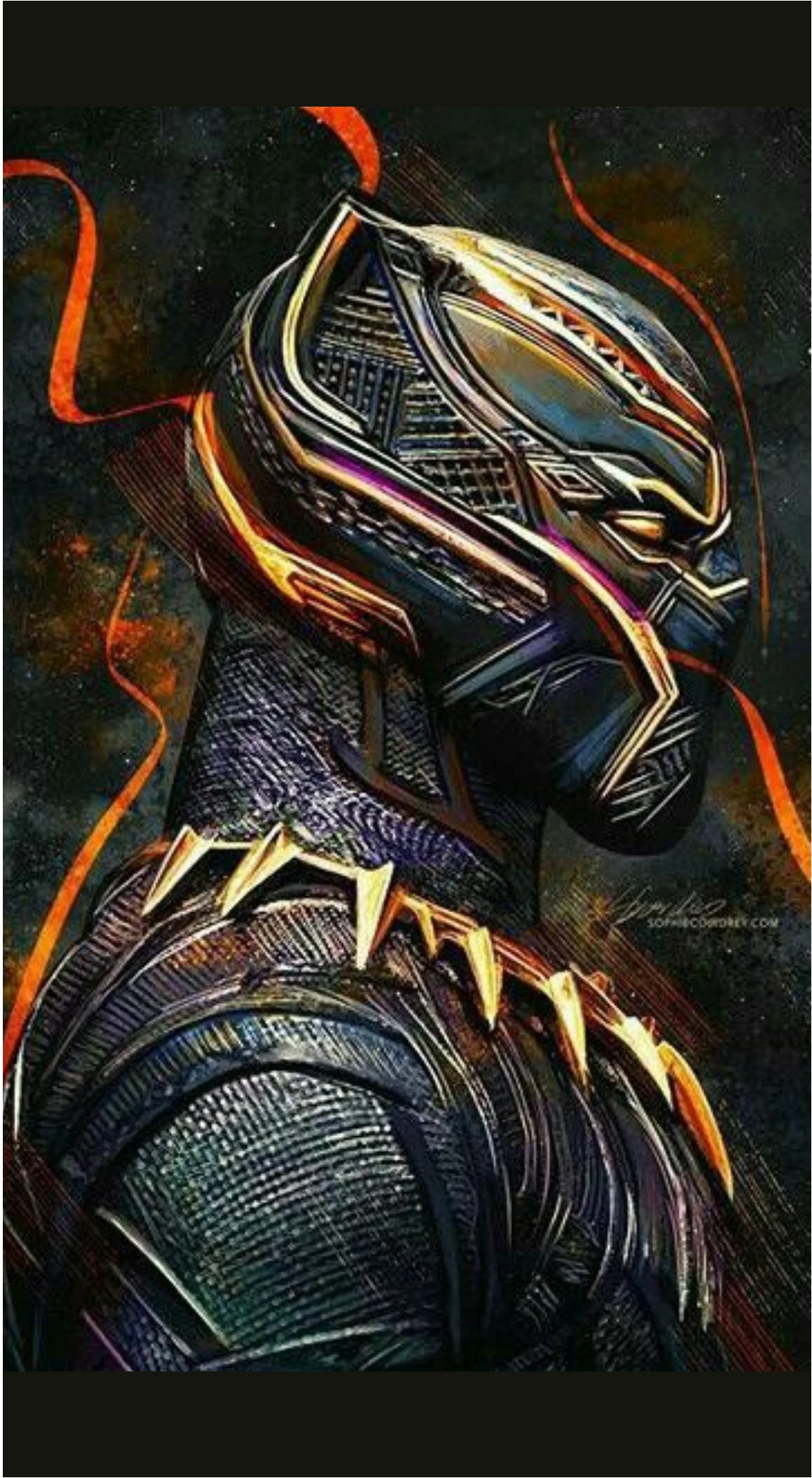 Black Panther Vibranium Glow Kinetic Armor
