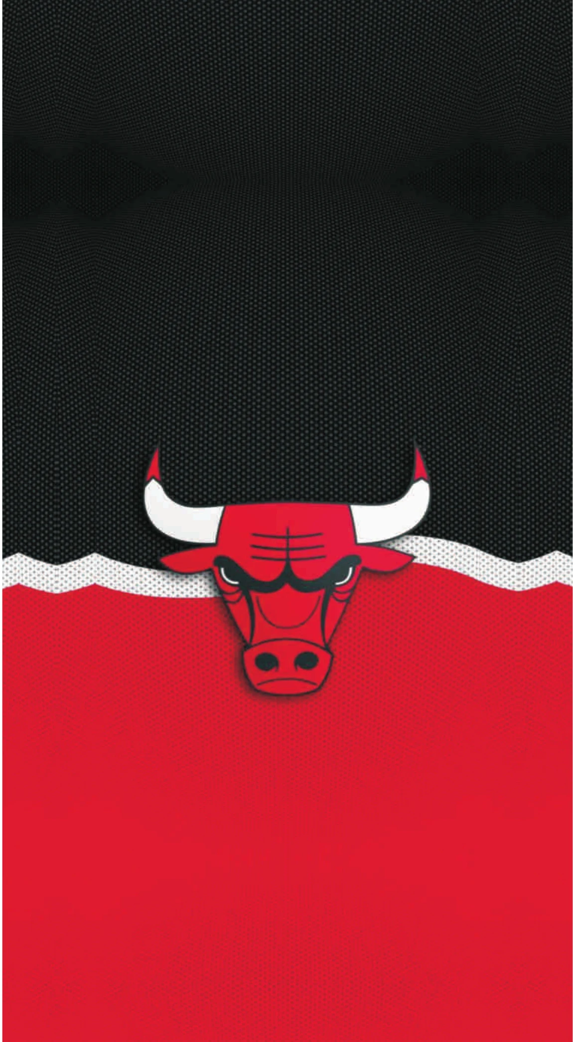 Chicago Bulls Minimalist Crimson Horns