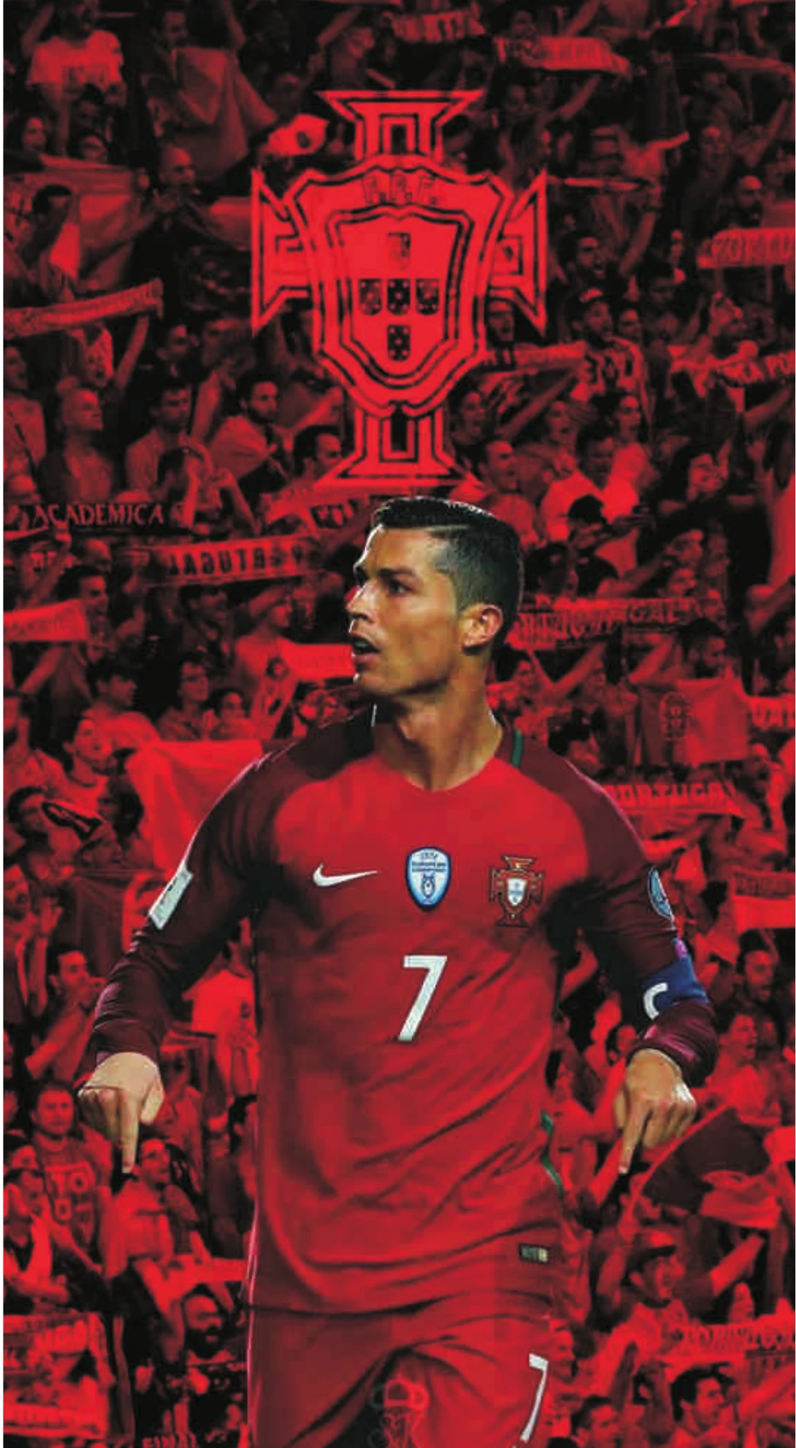 Cristiano Ronaldo Portugal Red Pride Celebration