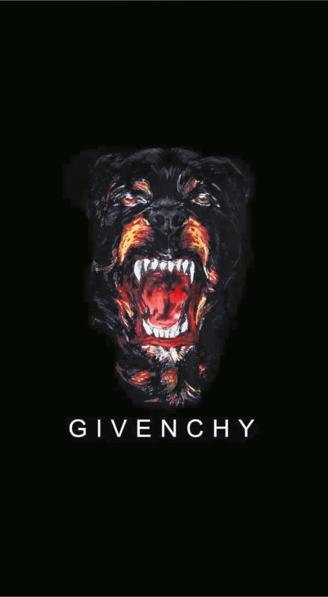 Givenchy Snarling Rottweiler Dark Gothic