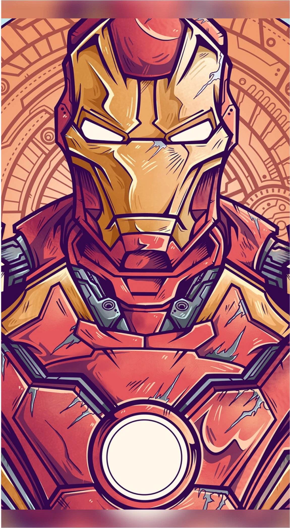 Iron Man Arc Reactor Armor Decal