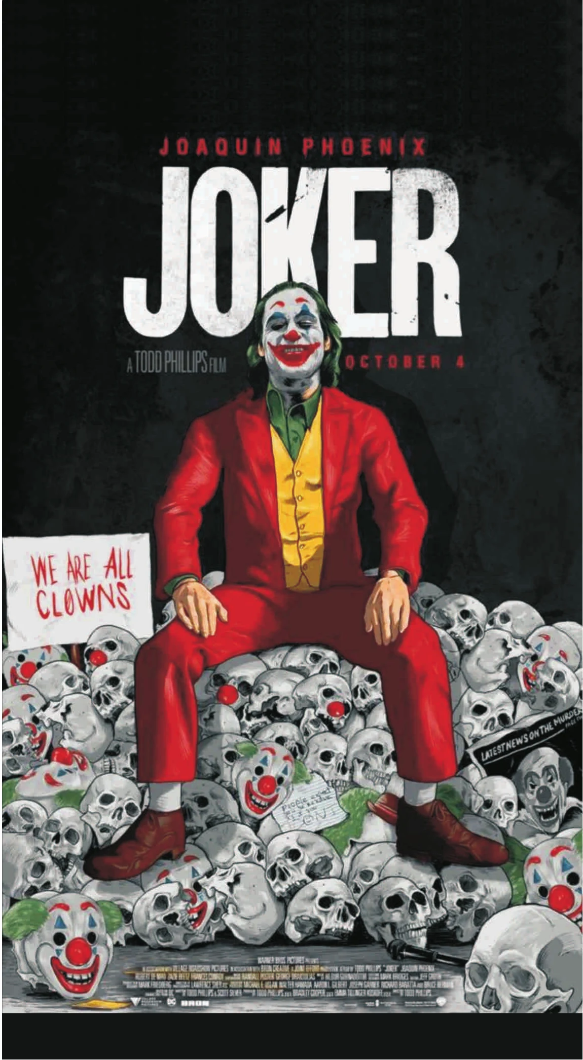 Joker Joaquin Crimson Throne of Skulls Premium Mobile Skin Wrap