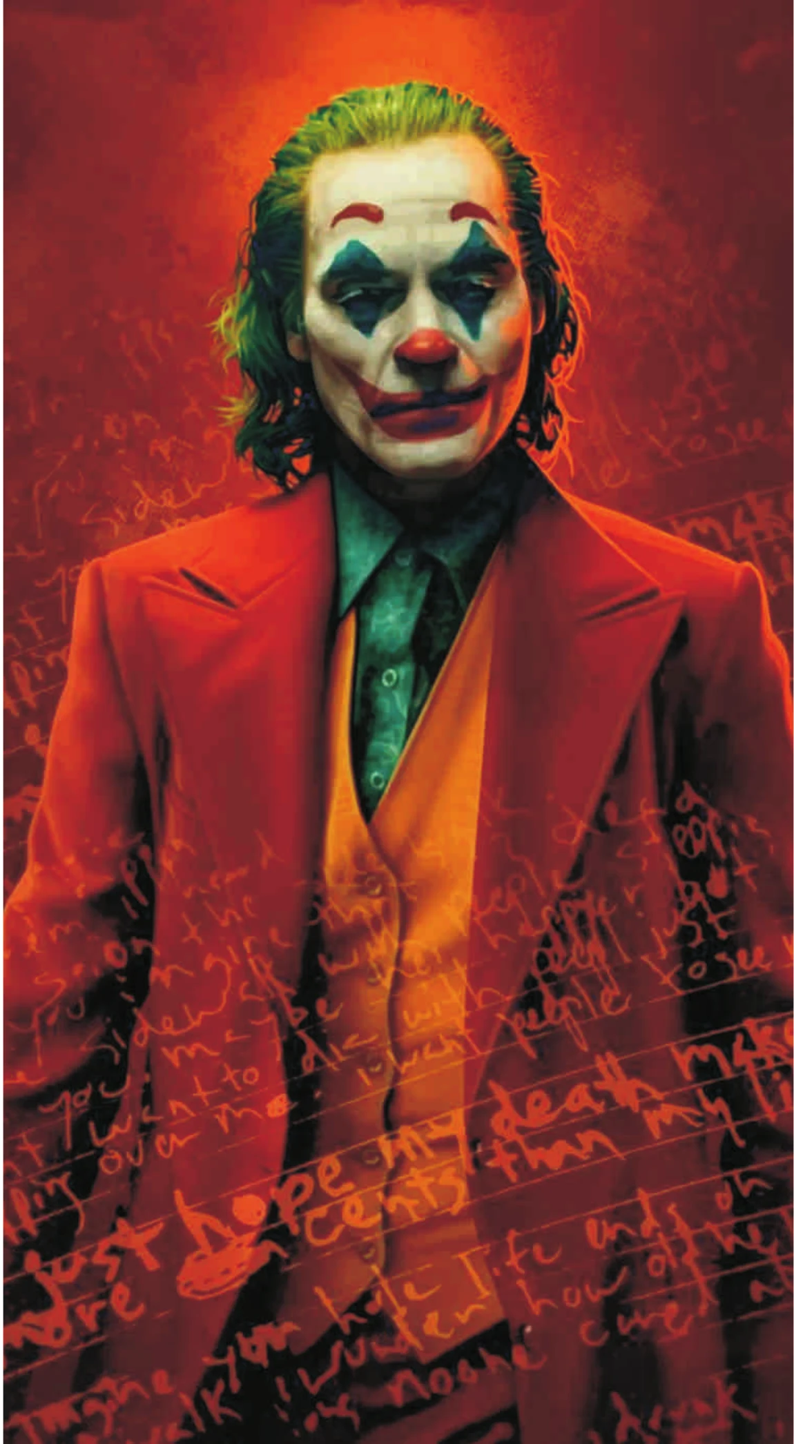 Joker Joaquin Red Suit Diary Reflections