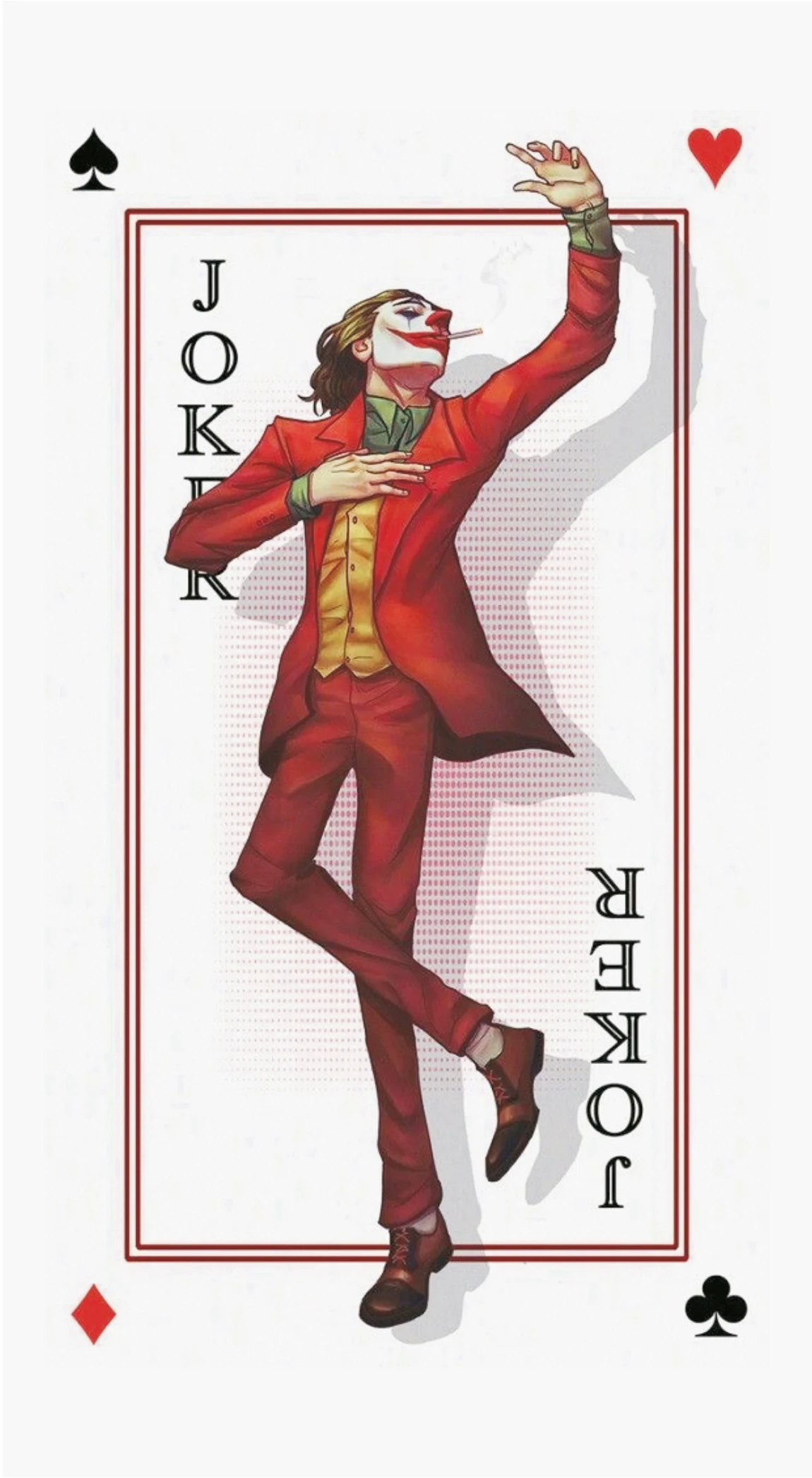 Joker Stairway Dance Playing Card Ace Premium Mobile Skin Wrap