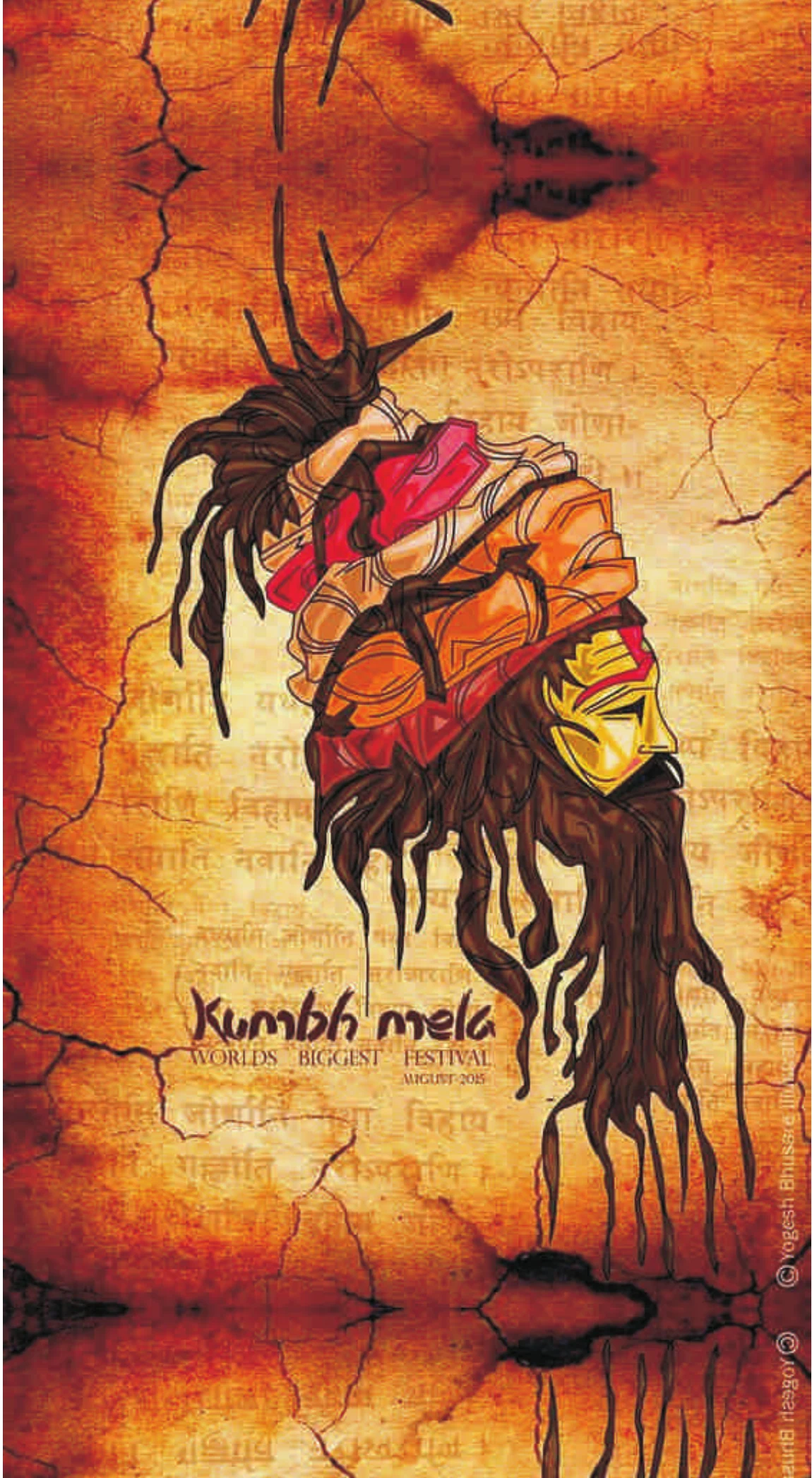 Kumbh Mela Aghori Sadhu Holy Water Dip