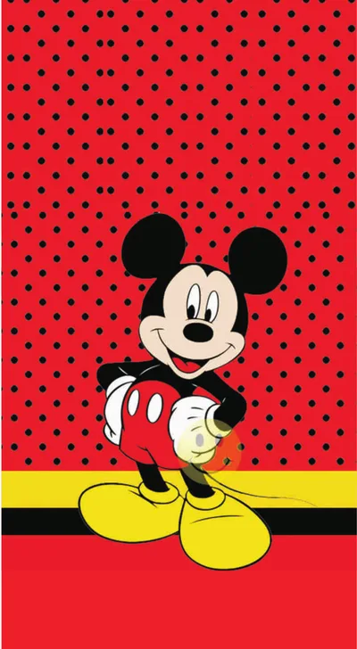 Mickey Mouse Red Polka Dots Classic Pop