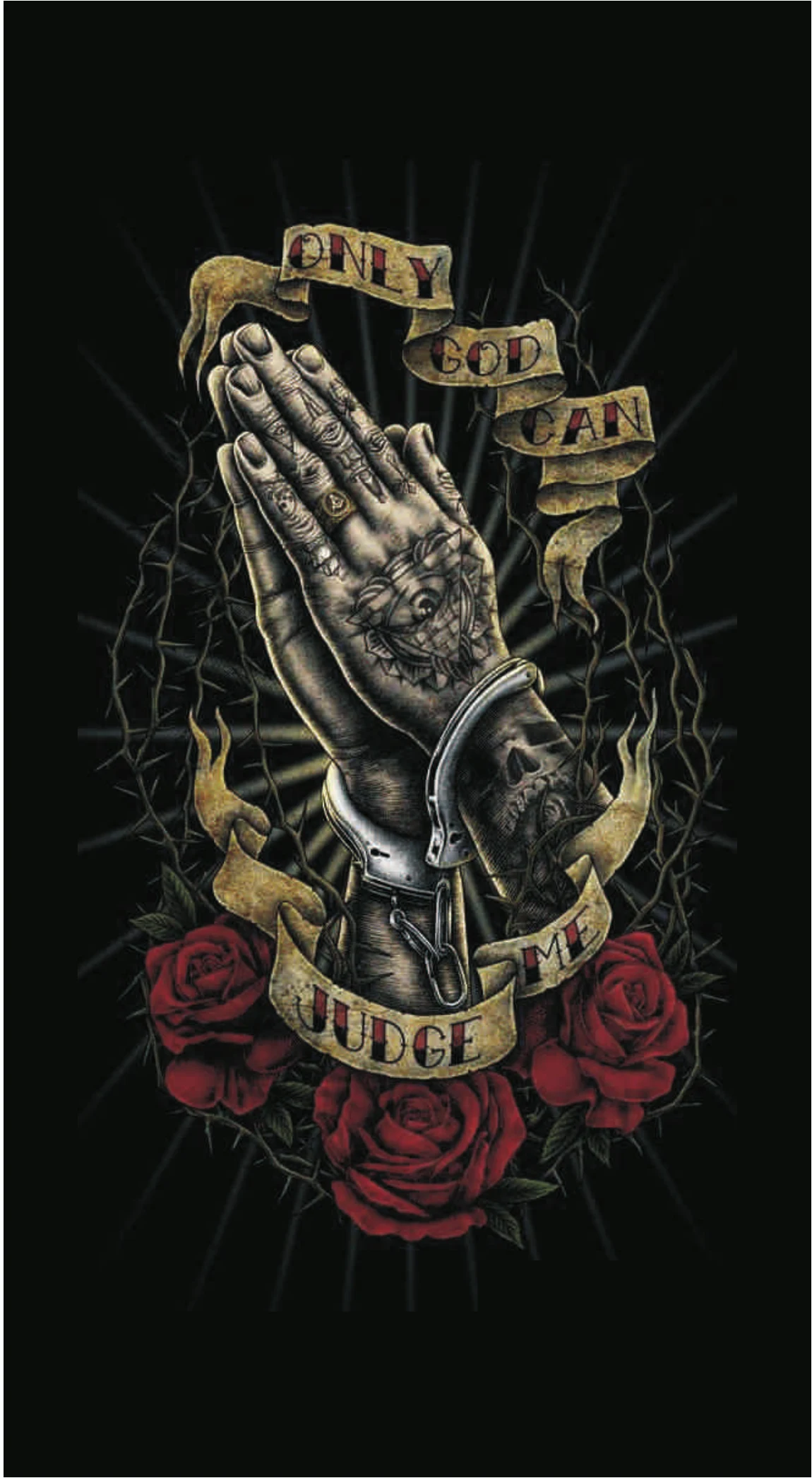 Only God Can Judge Me Praying Hands