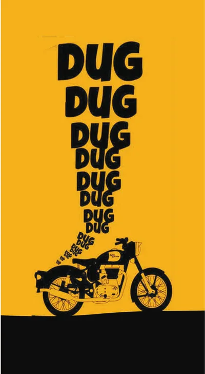 Royal Enfield Bullet Dug Dug Dug Sunshine Yellow