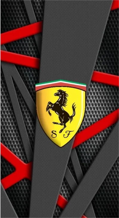 Scuderia Ferrari Carbon & Red Racing Strips