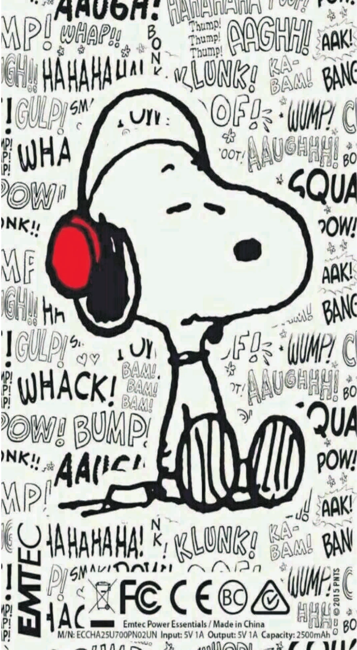 Snoopy Audiophile Comic Sound Bubble