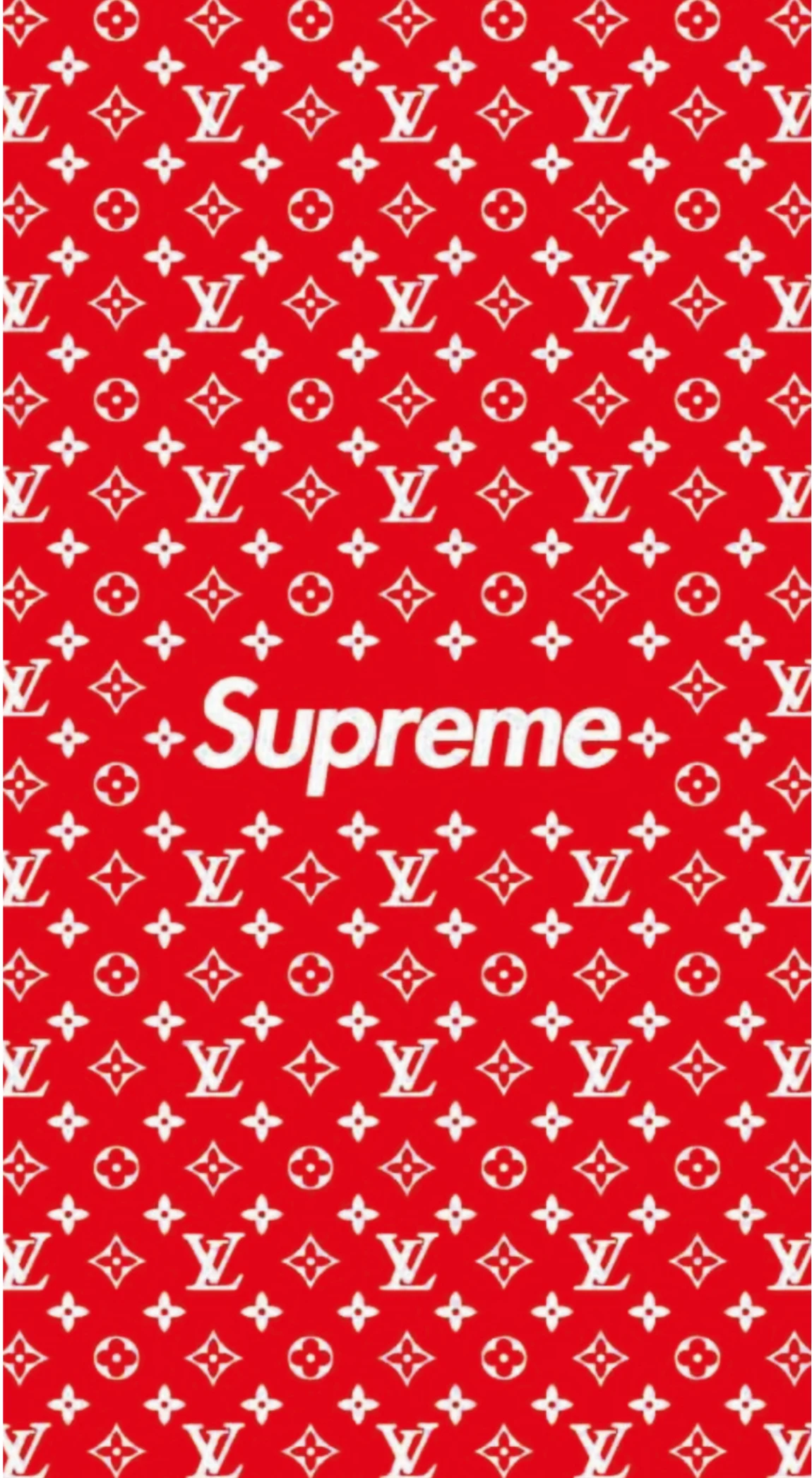 Supreme x Louis Vuitton Red Monogram Cast